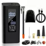 Elektrische Luftpumpe von Yanace: Fahrradpumpe mit 8000mAh Akku und USB-C-Anschluss