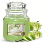 Yankee Candle Duftkerze im Glas | Vanilla Lime | Lang anhaltender Duft