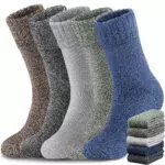 Yeblues Thermosocken Herren, 3Paar Dicke Wintersocken Warme Socken