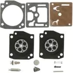 ZAMDOE Vergaser-Reparatursatz Membrandichtungssatz für Husqvarna 340 346 346XP 353 350 351 357 359 C3EL17 C3EL18 für Zama RB-122 RB-153 RB-122 Kettensägenteile Nadel