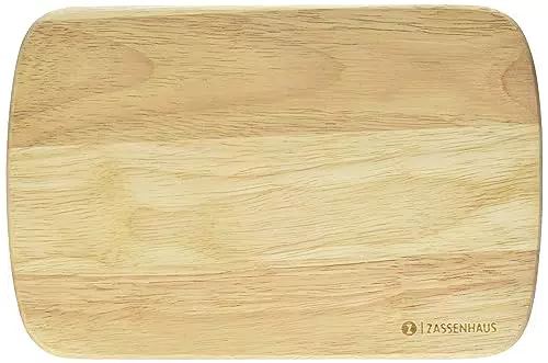 Zassenhaus Frühstücksbrettchen Holz, 3er Set, aus nachhaltigem Gummibaum