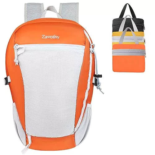 Zavothy Leichter Faltbarer Wanderrucksack für Camping und Wandern