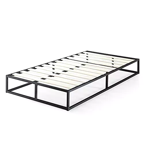 ZINUS Joseph 25 cm Metallrahmenbett, Lattenrost, Holzlattenunterstützung
