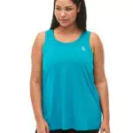 Zizzi Active by Große Größen Damen Trainingstop mit Rundhals Gr - Plus Size Damen Kleidung 42-44 Deep Peacock Blue