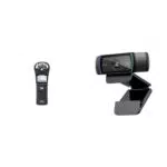 Zoom H1n Tragbarer 2-Spur-USB-Recorder X/Y-Mikrofonpaar Schwarz