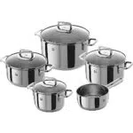 ZWILLING Quadro Kochtopf-Set, 5-teilig, 4 Deckel, Induktionsgeeignet