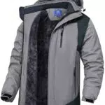 Zzkouine Herren Winter wasserdicht, winddichte Winterjacke