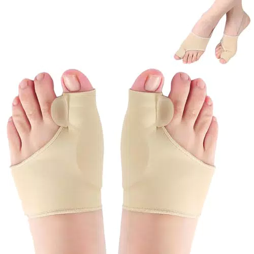 Hallux Valgus Bandage mit Silikon Pad für Big Toe - Schutz für Damen und Herren