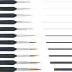 Pinselset für Acryl- und Ölmalerei - Feine Pinsel für Kunst und Handwerk