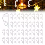 Licht Clips für Weihnachtsaußenbeleuchtung - Dachrinnenhaken für Lichterketten