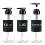 Spenderflaschen von Segbeauty für flüssige Körperpflege - 500 ml
