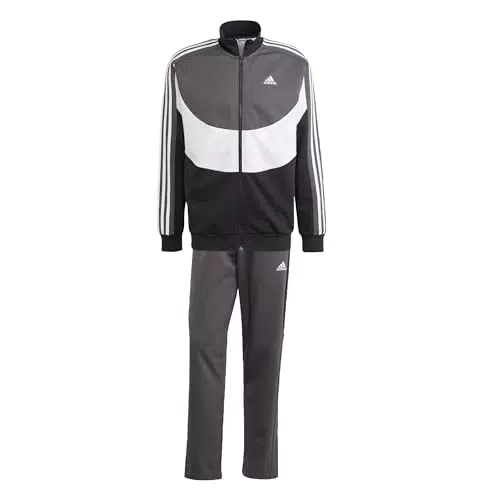 adidas Trainingsanzug Schwarz/Weiß/Grau - Herren