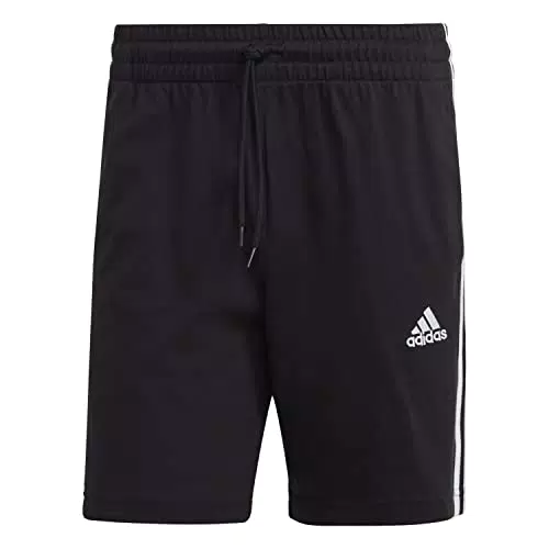 adidas Herren Essentials 3-Stripes Shorts, Black/White