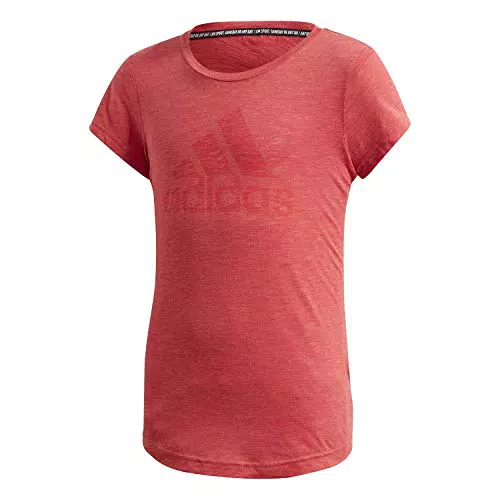 Adidas Mädchen T-Shirt JG A MHE Tee - Kindergröße 128