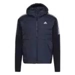Adidas Herren Essentials Hybrid Jacke mit Kapuze (Mittelgewicht)