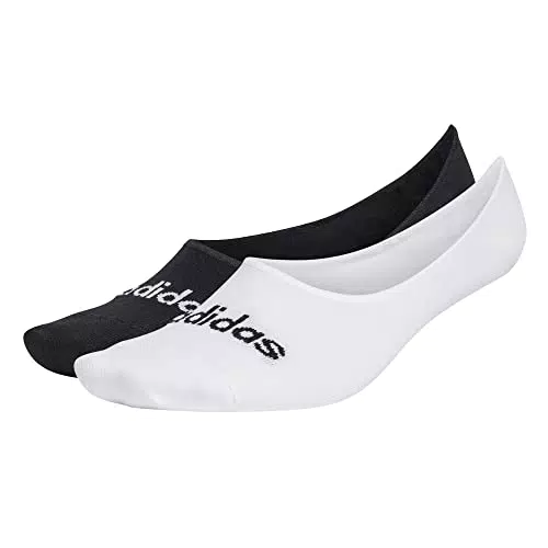 Adidas, T Lin Baller 2P, Socken, Weiß Schwarz Unisex-Bambino