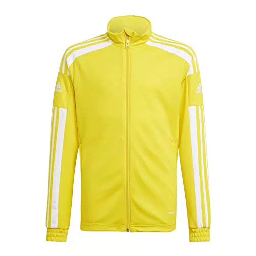 adidas Kinder Sq21 Tr Jacke - Gelb/Weiß - Größe 176