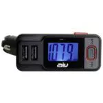 FM Transmitter mit Freisprechfunktion und Fernbedienung - Schwarz