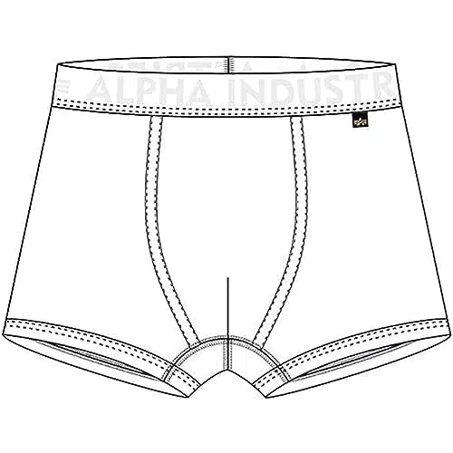 Alpha Industries Herren Unterwäsche AI Tape Pack - Weiß