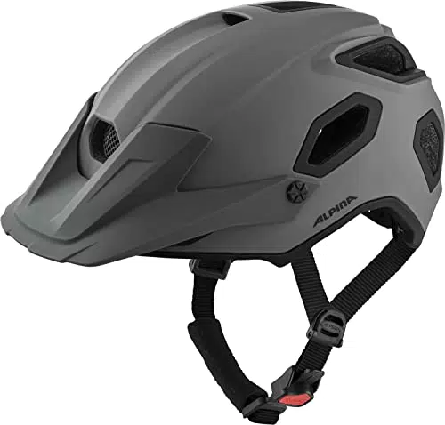 ALPINA COMOX - Widerstandsfähiger, Stoßabsorbierender & Anpassbarer Enduro Fahrradhelm Mit kurzem Schild Für Erwachsene