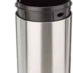 Amazon Basics Mülleimer mit Soft-Close-Funktion, Edelstahl - 30 Liter