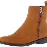 Amazon Essentials Damen Halbstiefel mit Reißverschluss aus Wildleder