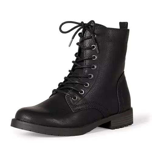 Amazon Essentials Damen Kampfstiefel mit Schnürung