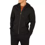 Amazon Essentials Herren Fleece-Sweatshirt mit durchgehendem Reißverschluss und Kapuze