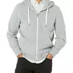 Amazon Essentials Herren French-Terry-Kapuzenpulli mit Reißverschluss