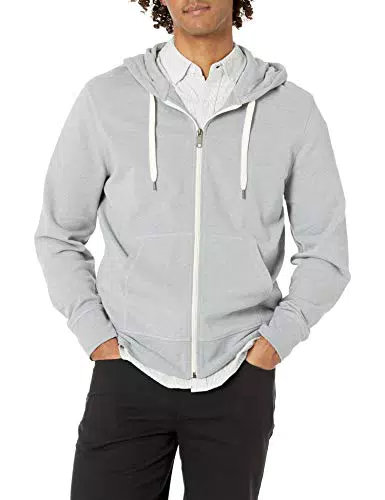 Amazon Essentials Herren French-Terry-Kapuzenpulli mit Reißverschluss