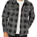 Amazon Essentials Herren Polar-Fleece-Hemdjacke mit Langen Ärmeln
