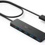 Anker USB 3.0 Hub mit 4 Ports und 60cm Verlängerungskabel - Für MacBook, Mac Pro, iMac, Surface Pro, XPS & PC