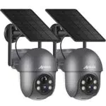 ANRAN 2K WLAN Überwachungskamera mit Solarpanel und Bewegungsmelder