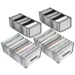Kleiderschrank Organizer aus Mesh für Hosen, Shirts und BHs