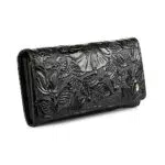 Anthoni Crown Damen Reisebrieftasche - Schwarz