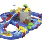 AquaPlay Bergsee Wasserbahn Set - MegaBridge mit 3 Spielstationen
