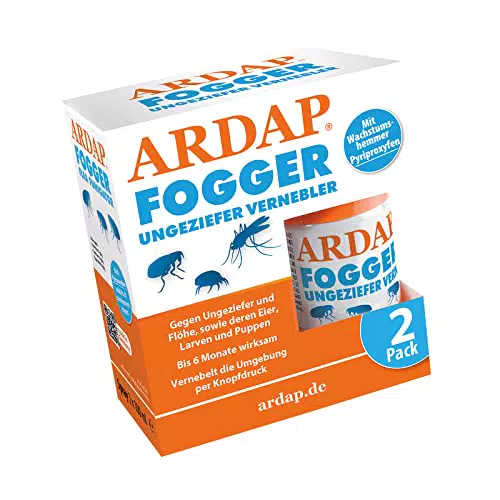 ARDAP Fogger - Effektiver Vernebler gegen Ungeziefer und Flöhe
