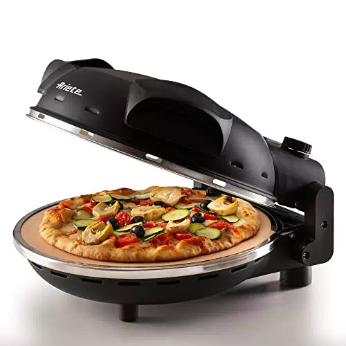 Pizzaofen Ariete 917 mit 4-Minuten-Pizza-Funktion und 5 Garstufen