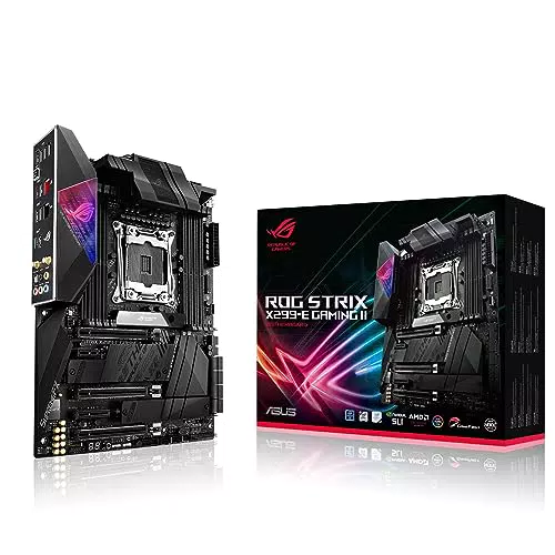 ASUS ROG Strix X299-E Gaming II Mainboard für Intel LGA 2066 - Gaming-Mainboard mit WiFi6, 2,5-Gbit/s-LAN und Aura-Sync-RGB-Beleuchtung