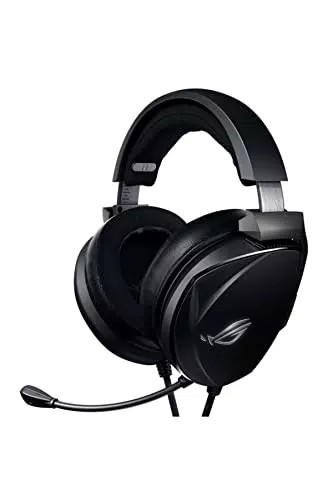 ASUS ROG Theta Electret Gaming Headset mit Bügelmikrofon - Kompatibel mit PCs, Smartphones, Konsolen - Schwarz