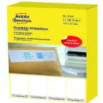 AVERY Zweckform 3436 Frankier-Etiketten - Papier matt - Hochwertige Etiketten