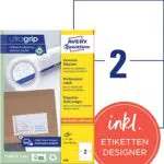 AVERY Zweckform Universal Etiketten - Bedruckbare Versandetiketten mit ultragrip