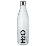 Axentia Glas Trinkflasche - Nachhaltige Wasserflasche für Erwachsene