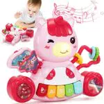 Baby Musikspielzeug Keyboard Piano - Lernspielzeug Einhorn Geschenk für Babys 6-18 Monate