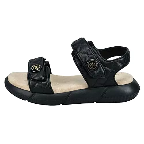 BAGATT Damen D31-A7886 Slide Sandal, schwarz
