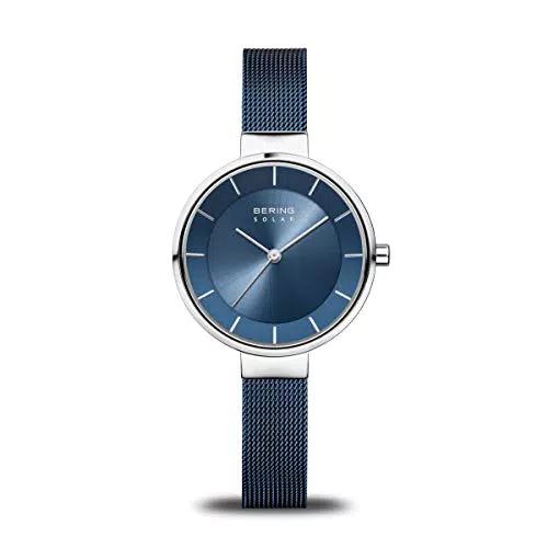 BERING Damen Solaruhr mit Edelstahl und Saphirglas - Solar Kollektion - Modell: 14631-307