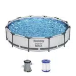 Bestway Steel Pro MAX Frame Pool-Set mit Filterpumpe Ø 366 cm
