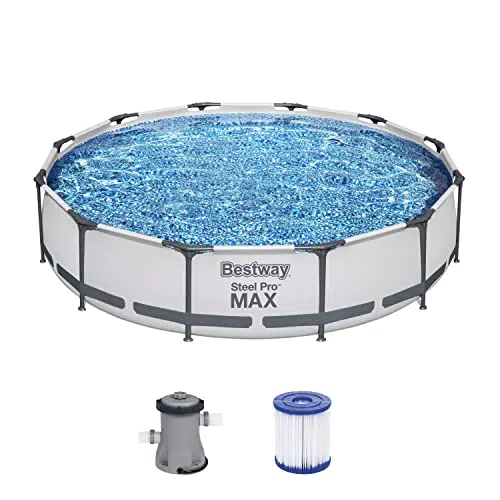 Bestway Steel Pro MAX Frame Pool-Set mit Filterpumpe Ø 366 cm