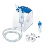 Beurer IH 28 Pro Inhalator mit Silikonmasken & Nasendusche - Atemwegstherapie für Kinder & Erwachsene