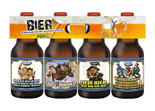 Bierweisheiten Bier Geschenk im Träger